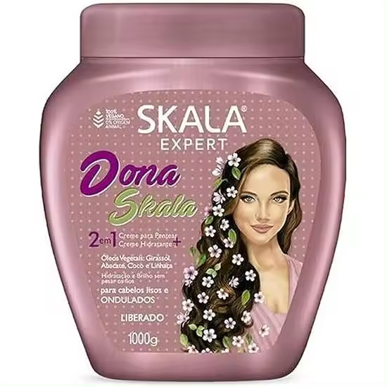 Skala expert dona skala crema para hidratación y control del frizz 100g - 1