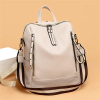 Mochila De Lujo Para Mujer Estilo Preppy Bolso De Hombro Suave Impermeable Bolsa Multifuncional Para Estudiantes Jóvenes - details 3