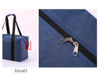 Nueva bolsa aislante plegable de gran capacidad, bolsa de hielo para exteriores, portátil, de aluminio, para mantener la frescura en el picnic. - details 21