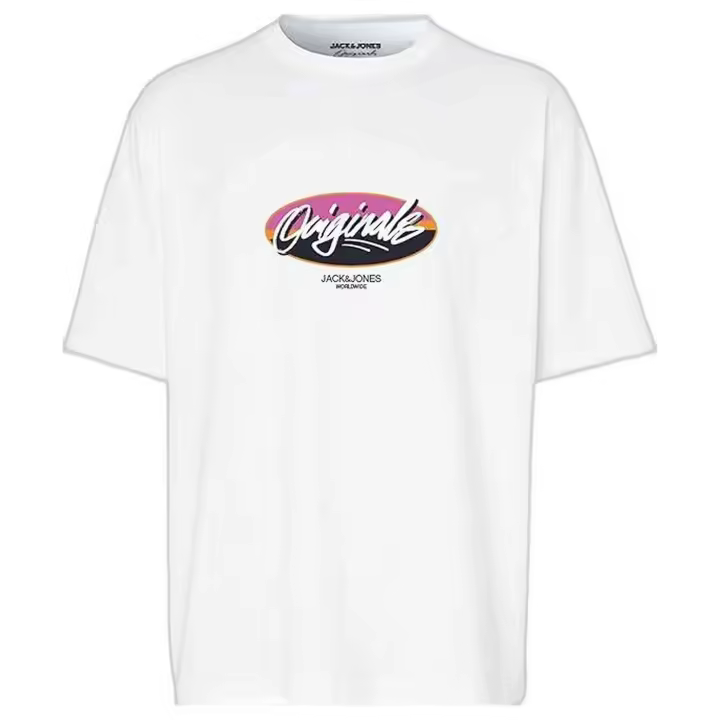 Camiseta de Manga Corta Jack&Jones  para hombre en color blanco - 1