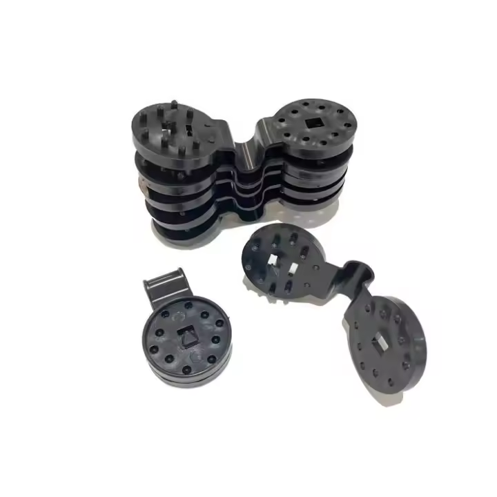 Flonatur Pinza Negra de Plástico para Fijación de Mallas de Ocultación - Tratamiento ANTI-UV y Resistente a Fenómenos Atmosféricos - 1