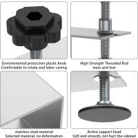Kit De Adaptable Ajuste Fácil Para Armario Con Clip De Fijación Y Abrazaderas De Instalación Para Cajón De Metal En Carpintería Y Reparación De Artesanía - details 3