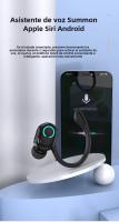 Auriculares Inalámbricos Bluetooth 5.2 Para Negocios Con Cancelación De Ruido Mini HIFI Bass Ear-Hook Con Micrófono Para Deportes Y Juegos - details 13