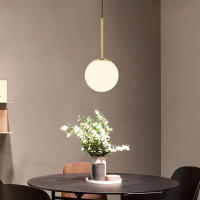Lámpara Colgante Moderna Nórdica De PVC Dorado Para Restaurante Café Mesa De Comedor Barra Decoración De Lateral De Cama Chandelier Sencillo - details 4