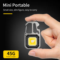 AmmToo Ultra Pequeña MiniLinterna Portátil LED De Llavero Con Luz De Trabajo COB Y Martillo Para Ventana Para Camping Al Aire Libre Y Emergencias - details 0