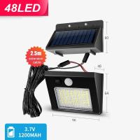 Lámpara Solar Exterior IP65 Con Sensor De Movimiento 48LED Luz De Calle Para Jardín Decoración Y Interior Impermeable - details 2