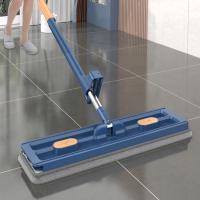 Juego De Mopa De Piso Con Cesta Ampliada Automática Para Limpieza Doméstica Mopa Larga De Microfibra Ecológica Y Sujeción Cuatro Lados - details 8