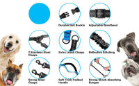 Correa Para Perros Con Cinturón Ajustable Para Caminar Correr Y Jugar Juguetes De Malla Para Mascotas Accesorios Para Perros - details 4