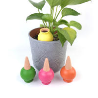 1Pc Sistema De Riego Automático De Cerámica Portátil Para Cultivo De Macetas Dispositivo De Agujero Para Verter Y Medir El Agua - details 1