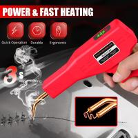 MOV-Pistola, 200 unids 50W Grapadora Caliente, Kit de reparación de parachoques del coche, Soldadura de plástico para parachoques del coche/piezas de automóviles，Calefacción, soldadura de plástico, adecuado para nailon, plástico, plástico. - details 4