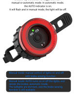 Luz Trasera De Bicicleta Inteligente LED Recargable Impermeable Con Sensor De Freno Automático Luz De Ciclismo Para Asiento Posterior - details 11