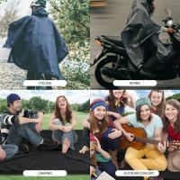 Chaleco Impermeable 3 En 1 Con Capucha Para Acampar Y Ciclismo Manta De Picnic Abrigo Solar Ligero Y Versátil Para Actividades Al Aire Libre - details 17