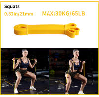 Banda De Resistencia De Látex Pesada Para Ejercicio Elasticidad Aumenta La Fuerza De Pull up Ayuda En Ejercicios De Pilates Y Fitness Equipamiento De Entrenamiento De Muslos Y Abdomen - details 4