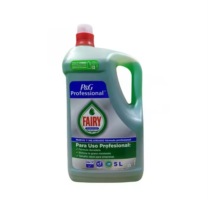 Fairy lavavajillas concentrado profesional original 5L,nuevo y mejorado fórmula profesional - 1