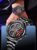 Reloj De Cuarzo Para Hombre NS Cuatro Hojas De Clover Diseño Creativo Casual Correa De Acero Inoxidable Resistente Al Agua - details 7