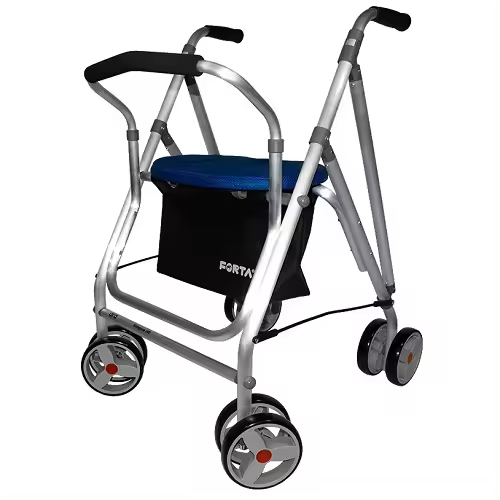 Andador Kanguro Azul Aluminio | Soporte Estable para Caminar - 1