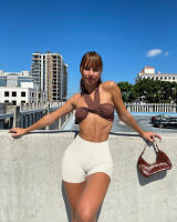 Nuevos Shorts De Yoga Para Mujer Verano Sin Costuras Cintura Alta Levanta Glúteos Sin Líneas Extrañas Deporte Transpirable Cómodo - details 19
