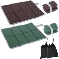 2pcs Almohada De Picnic Duradera Portátil Para Exteriores Silla Almohada Impermeable Y Anticongelante Plegable Para Camping Y Barbecue - details 5
