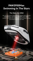 Nuevo Ratón Bluetooth Inalámbrico Attack Shark R6 Tres Modos Silencioso Ligero Para Esports Paw3950 Con Resolución De 42000 - details 3