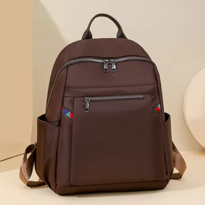 Mochila informal de estilo Korean para Mujer, mochila Escolar de Tela Oxford, Bolso para orden, mochila de viaje Ligera de gran capacidad - 1