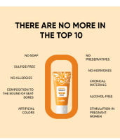 Gel exfoliante blanqueador, gel exfoliante de naranja, suave y no irritante, limpieza profunda, ilumina el tono de la piel. - details 5