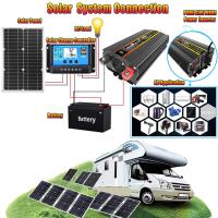 Sistema De Generación De Energía Solar Inversor 110V/220V 6000W Con Panel Solar De 12V 30A Controlador Kit Completo De Cargador - details 19