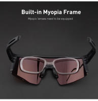 Gafas De Ciclismo Kapvoe Para Hombres Y Mujeres UV400 Lentes De Polímero Negro TR-90 Gafas De Sol Para Montar Bicicleta Camping Y Senderismo - details 7