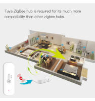 Sensor De Temperatura Y Humedad Zigbee Inteligente Para Interior Compatible Con Alexa Y Google Home Monitorización Para El Hogar - details 7
