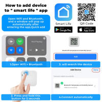 Sensor De Temperatura Y Humedad Inteligente Bluetooth Tuya Con Pantalla LCD Mini Higrómetro Termostato Compatible Con Alexa Google Home - details 12