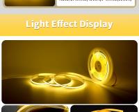 Tira De Luz LED COB Alta Densidad Flexible Para Decoración De Habitaciones Y Backlight 3000-6000K Dimmable DC 12V 24V Tape Ribbon LED - details 9