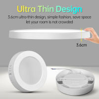Lámpara De Techo LED Moderna Panel Para Sala De Estar Dormitorio Cocina Iluminación LED Decorativa Para El Hogar Fuente De Energía AC Incluye Bombillas - details 9