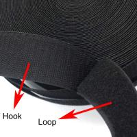 Cinta De Velcro Para Costura 1-25M No Adhesiva Ganchos Y Anillas De Nylon Para DIY Accesorios 20/25/30/50mm Para Ropa Bolsos Y Zapatos - details 10