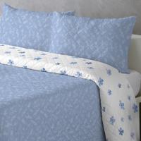 UNIFABRIC HOME TEXTIL Colcha Bouti Primavera Verano Reversible Color Azul Mod.VARELIA Cama 90 ,105,135 y 150  Ligeras y Suaves ,Incluye fundas de cojín,Termosellada No hace bolitas y facil planchado - details 3