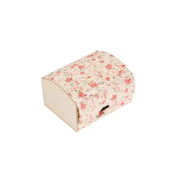 Lote de 12 Baules Baúl Estampado Floral (Ideal para Pashminas y Detalles Bodas Cajitas Cajas para regalos - 1