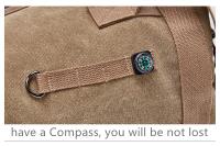 Mochila Grande Para Hombre De Algodón Impermeable Con Gran Capacidad De Viaje Mochila De Escalada Montañera Con Manijas Suaves Y Múltiples Bolsillos - details 9