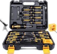 Juego De Destornilladores Magnéticos Con Estuche 43/42 Piezas Incluye Slotted Phillips Hex Pozidriv Torx Herramientas De Precisión Para Hombre - details 1
