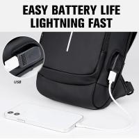 Bolsa De Pecho Para Hombre Con Cerradura De Contraseña Antirrobo Para Motociclista Deporte Al Aire Libre Correr Viaje Cruzbody - details 5