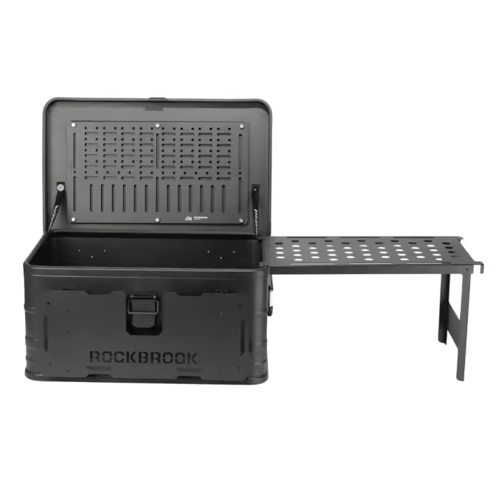 Caja de Almacenamiento Inuitz 30L Negra con Mesa - 1