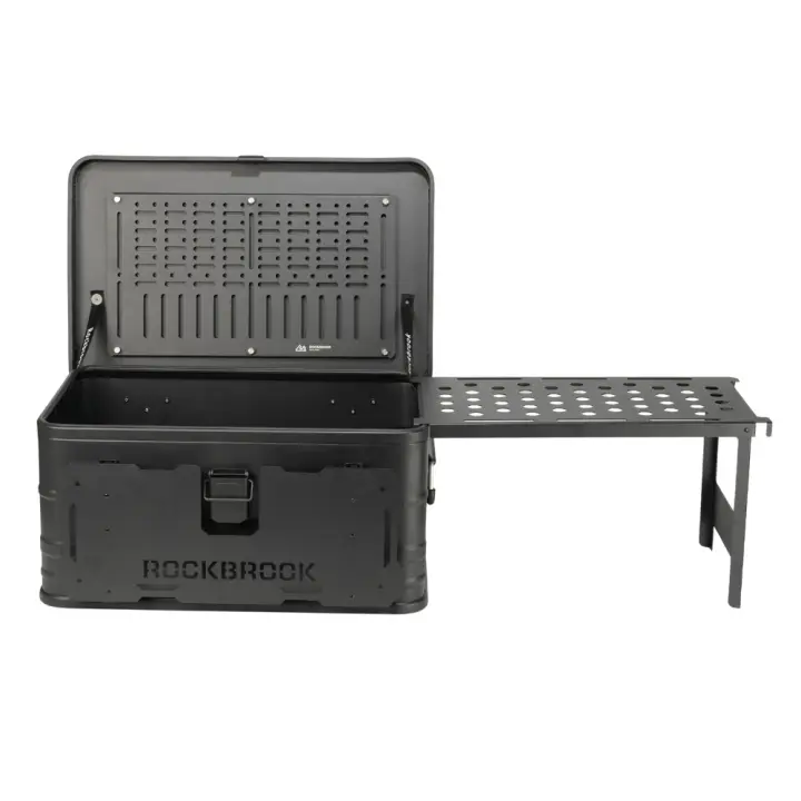 Caja de Almacenamiento Inuitz 30L Negra con Mesa - 1