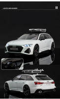 Audi RS6 Avant Estación Wagón Grande 1:18 Coche De Escala De Metal Con Sonido Y Luz Modelo Colección Juguete Para Niños Vehículo Regalo - details 4