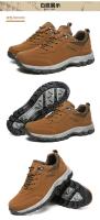 Zapatos De Senderismo Para Hombres Zapatillas De Montaña Botas De Escalada Respirables TPR Suela EVA Lona De Algodón Tamaño True Fit Para Otoño E Invierno - details 12