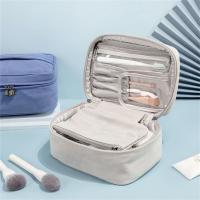 Organizador De Maquillaje Grande Con Brochas Y Bolsa De Viaje Pequeña Caja De Cosméticos Nylon Estilo Casual Cierre De Cremallera - details 8