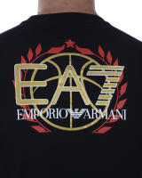 Emporio Armani EA7 Camiseta Algodón Hombre Negro 3 ZPT87PJ02Z 1200 - details 7