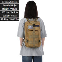 Mochila Táctica De Camping Y Pesca Impermeable De 30L/50L 1000D Nylon Para Senderismo Y Caza Bolsa De Excursionismo Exterior Con Múltiples Bolsillos Y Sistema De Carretel - details 25