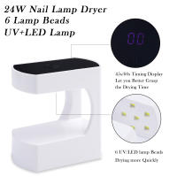 Lámpara Secado De Uñas Mini 6LED Con Cable USB Secador De Uñas UV Máquina De Manicura Para Uso Doméstico Y Viajes - details 2