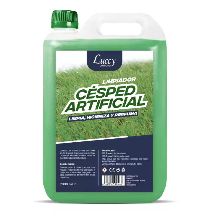 LUCCY Higienizador Césped Artificial Limpiador para Césped Artificial Triple Acción, Higienizador Concentrado, Control de Olores - 1
