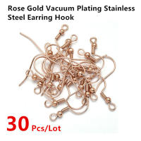 50pcs Gancho De Aretes De Acero Inoxidable 316 Hypoallergénico Con Coletero Y Bola Para Fabricación De Joyas 20x20mm - details 6