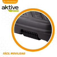 Base para sombrilla cuadrada antracita Ø33-48 mm Aktive - details 2
