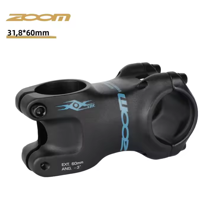 ZOOM XOX Técnica De Fundición 3D Y Tratamiento Anodizado Por Sandblastación Longitud 40/50/60mm ±3 Grados Adecuado Para Eje De Bicicleta De 28.6mm - 1