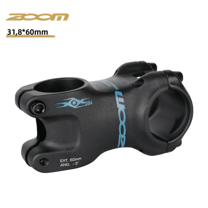 ZOOM XOX Técnica De Fundición 3D Y Tratamiento Anodizado Por Sandblastación Longitud 40/50/60mm ±3 Grados Adecuado Para Eje De Bicicleta De 28.6mm - 1